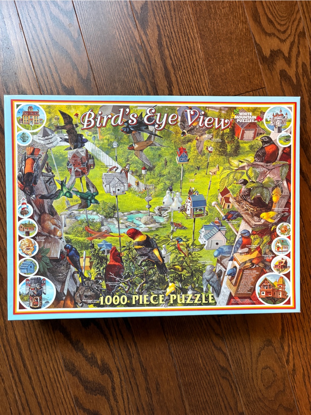 White Mountain 1000 Pc Puzzle Birds Eye View #410 2007